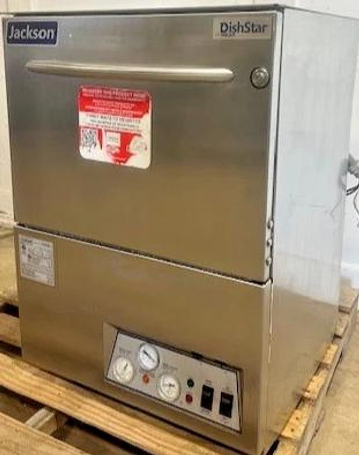 Used JACKSON DISHSTAR HT" HIGH TEMP UNDERCOUNTER DISHWASHER WITH 2 RACKS, 1PH
