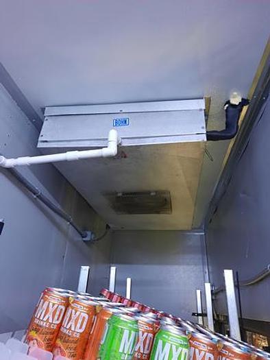 Used Walk in cooler with 9 glass doors - excellent condition - SEE DIAGRAM FOR DIMENSIONS