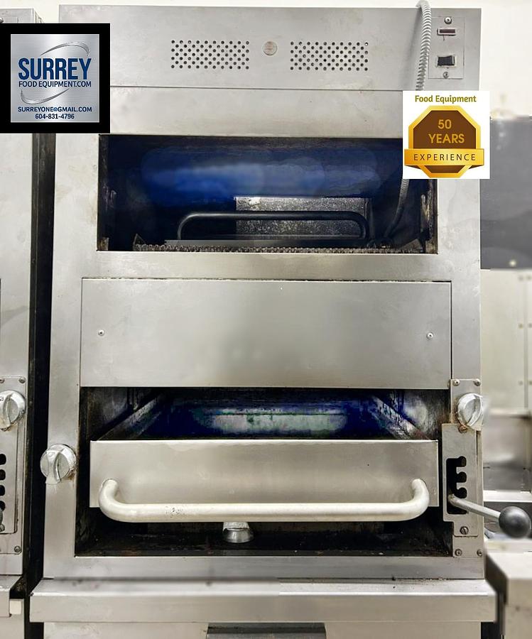 Used SOUTHBEND 32IN NATURAL GAS BROILER W/ INFARED BURNER AND OVEN - units available