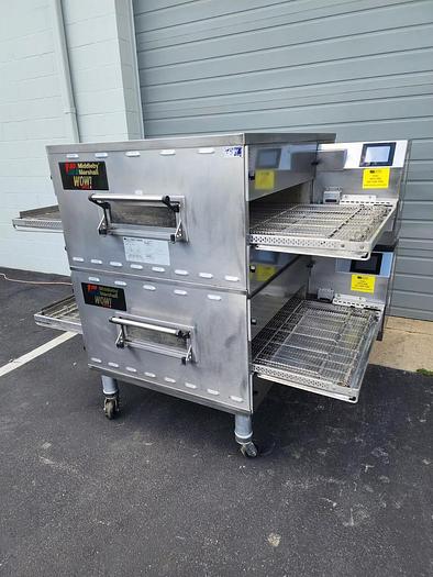 Refurbished Middleby Marshall PS640G WOW Double Deck Conveyor Pizza Oven **Belt Width 32"**