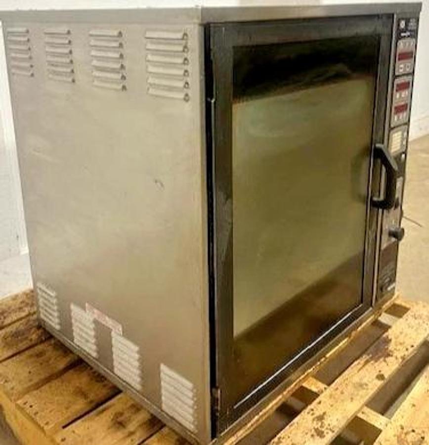 Used HENNY PENNY SCR-6" COMMERCIAL ELECTRIC DIGITAL CHICKEN ROTISSERIE OVEN 208V,3PH - C/W CHICKEN SPITS (SPEARS)