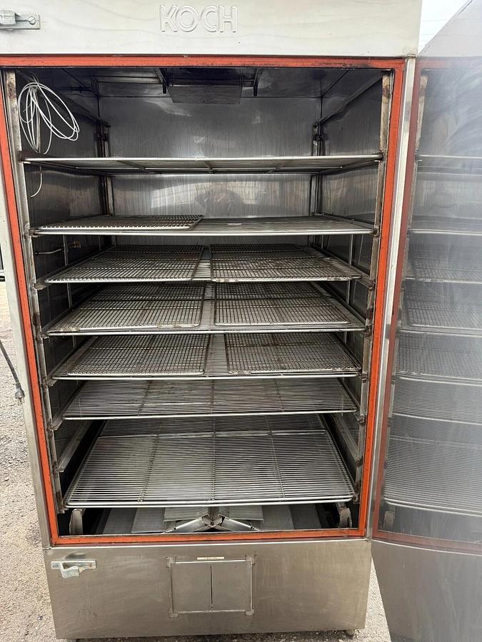 Used Koch Grand Prize Smokehouse with Natural Smoke Generator (300pound Capacity)
