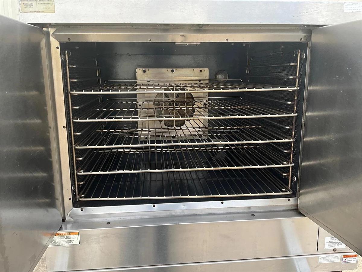 Used Hobart electric double stack convection oven