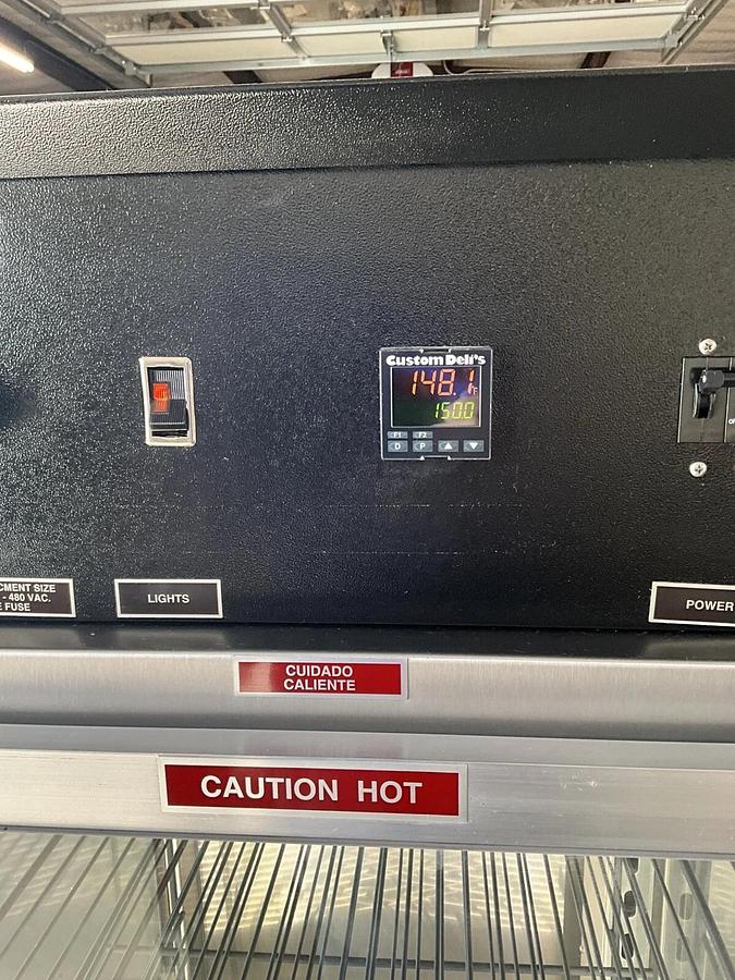 Used 2022 Custom Deli's PW5 Heated Holding Cabinet Display Merchandiser Warmer - BRAND NEW