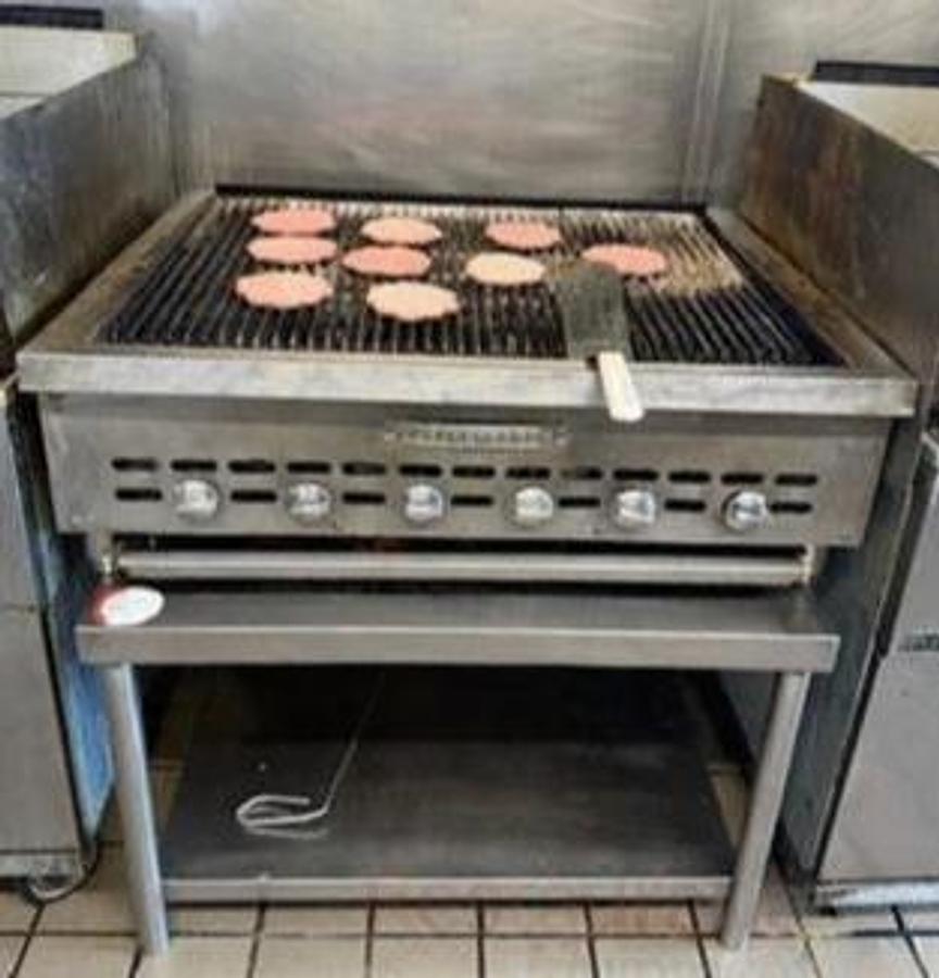 Used Bakers Pride Dante Series XX-6 Countertop Gas Charbroiler