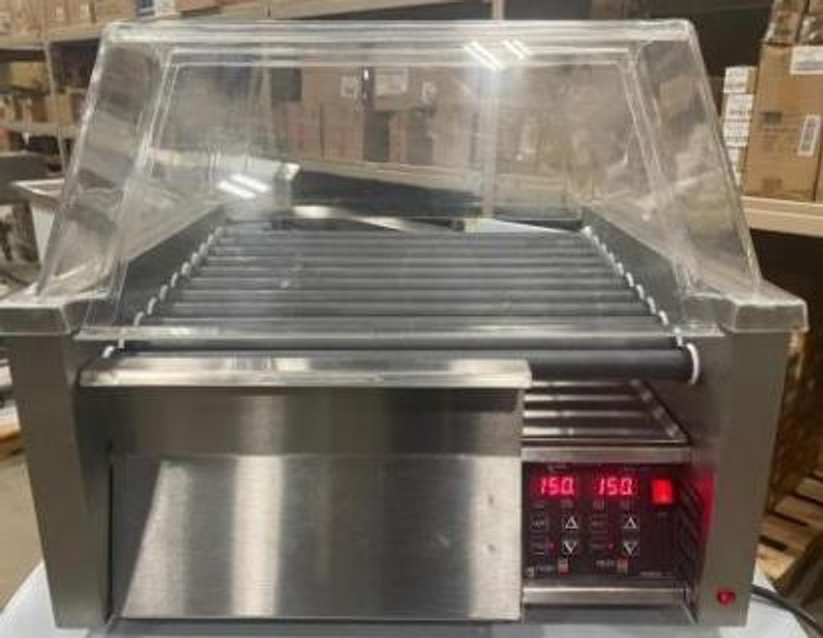 Used STAR GRILL-MAX 30SCBDE HOT DOG ROLLER WITH BUILT-IN BUN DRAWER AND THERMOSTATIC CONTROLS