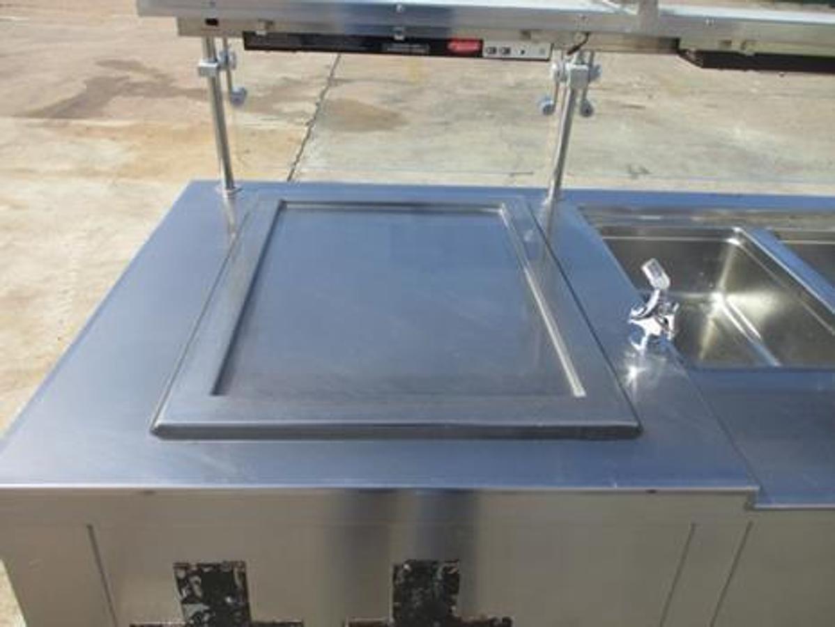 Used Hot and cold buffet station 159" long