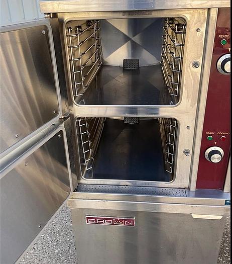 Refurbished Crown Steam DCX-2-24 24" (2) Compartment Direct Steam Convection Steamer