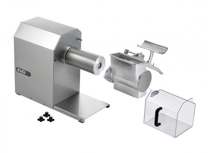 European Heavy-duty Cheese Grater for Hard Cheese, 240 lb./hr – 2 HP, 240 V, 1 Ph