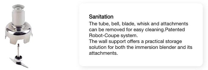 Robot Coupe - Mini Power Combo 8" Shaft & 7" Whisk Immersion Blender - MMP190VVCOMBI