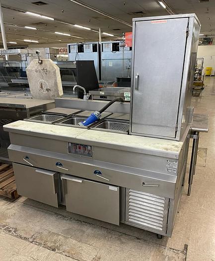 Refurbished Hot Dog Steamer Stand | H & K International | Model #CST059