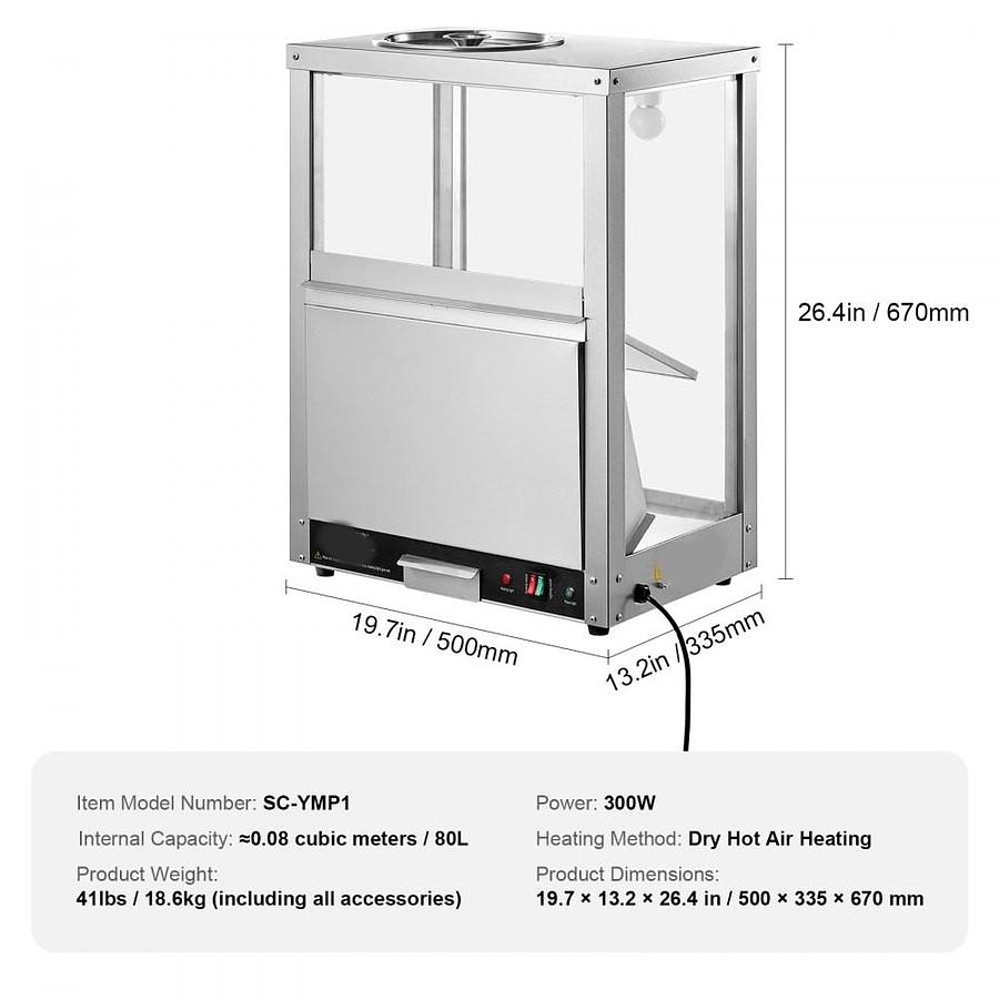 Nacho - peanut - popcorn - potato chips - display warmer