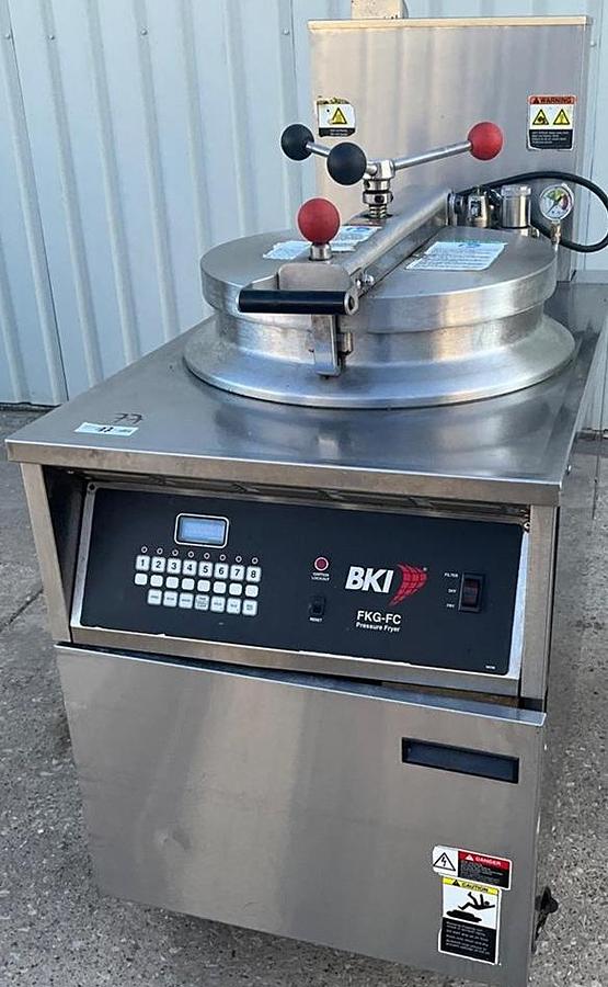 Used  BKI gas pressure fryers - 8 available