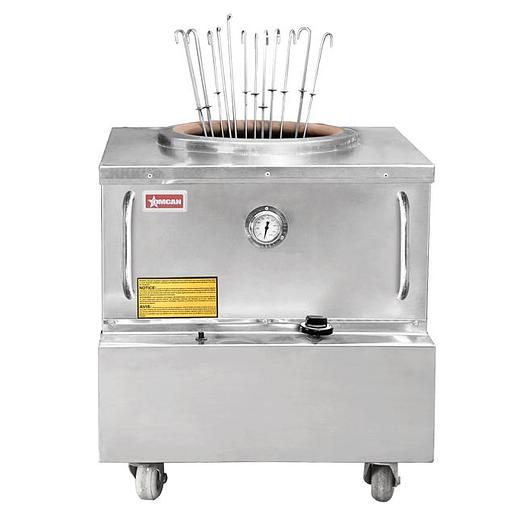 24″ x 24″ Stainless Steel Tandoor Clay Oven – Natural Gas