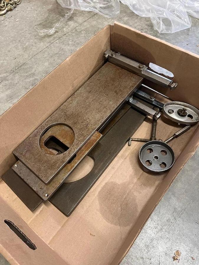 Used Hollymatic Super 54 patty machine with mold plates and accessories