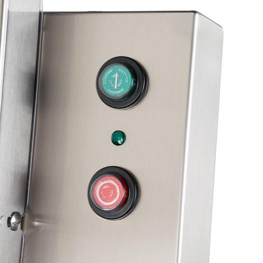 Doyon DL18DP Countertop 18" Dough Roller Sheeter, 250 Pieces/Hour - Two Stage, D