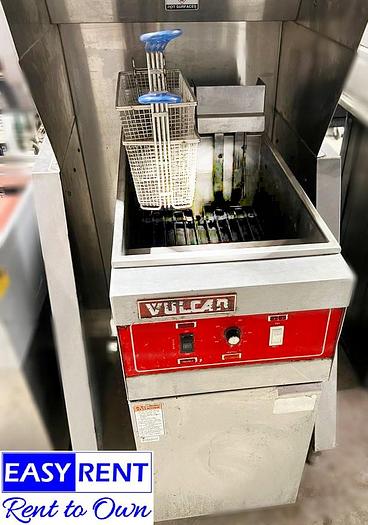 Refurbished Gile Ventless Hood System with Vulcan Deep Fryer Combo