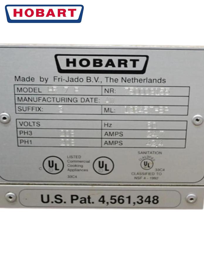 Used Hobart HR7P Electric Rotisserie Chicken Rotary Oven