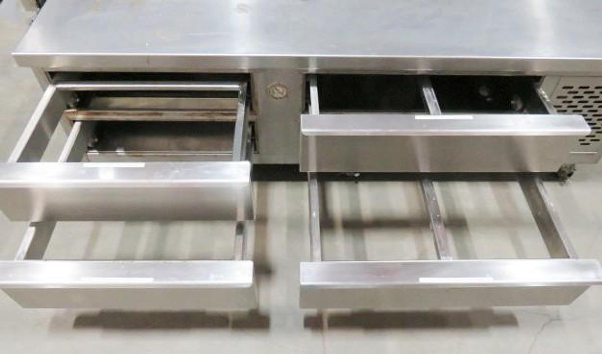 Used 72" chef base with 4 drawers