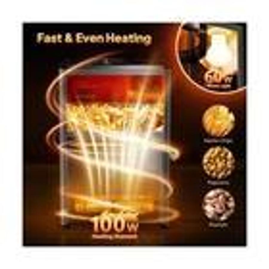 Nacho Machine Food Warmer, Nacho Chip Warmer Countertop Display Case With Light