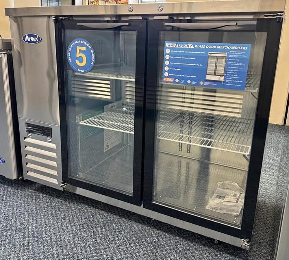 Atosa 48'' glass swing door backbar cooler - brand new scratch and dent discounted