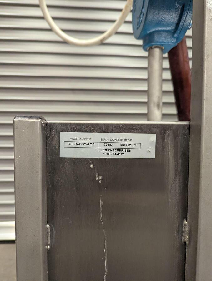 Used Giles GOC Portable Waste Oil Caddy