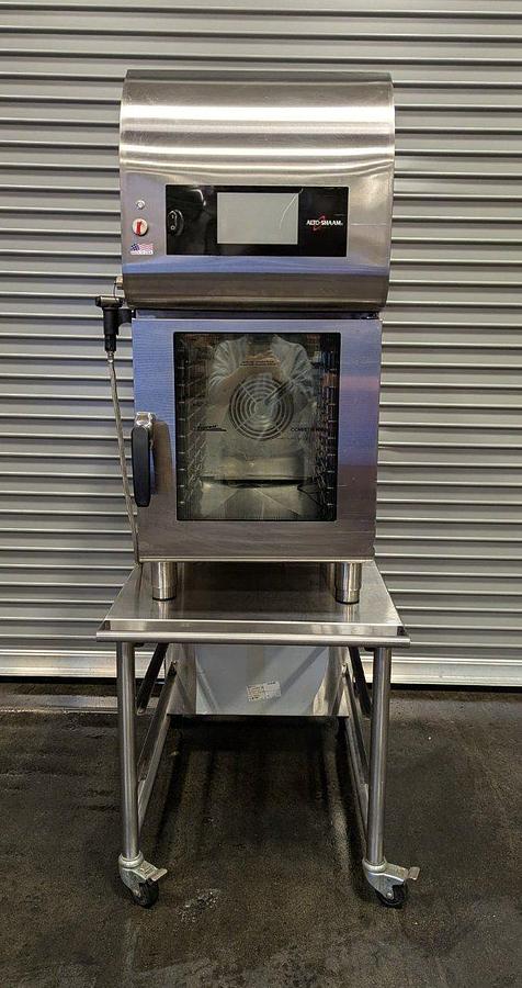 Used Auto Shaam CTX4-10EVH 10 Pan Half Size Electric Combi Oven w/Ventless Hood -
