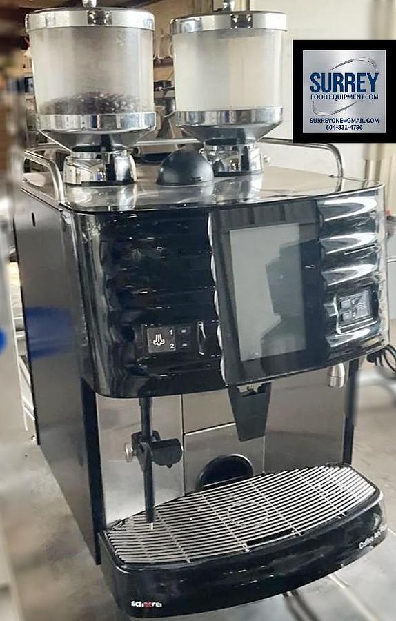 Used Schaerer digital coffee machine - model SCA1