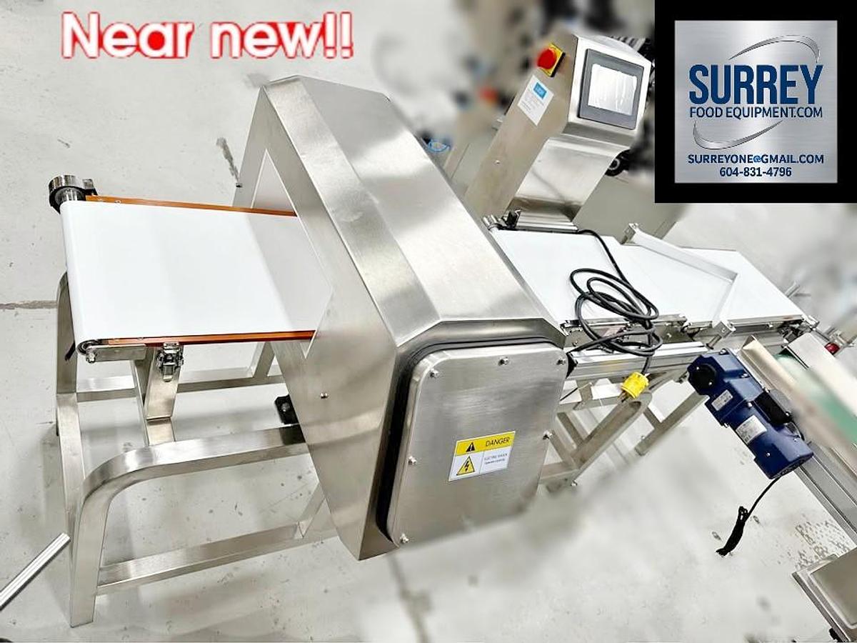Used Metal Detector & Check Weigher Combo Machine - Like new condition