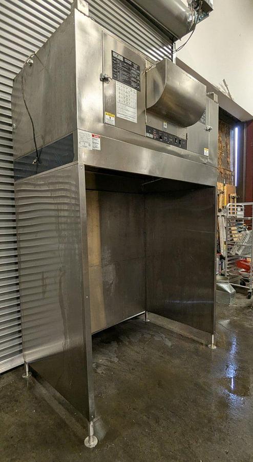 Used Giles FSH-6 72" Large Multi-Appliance Floor Stand Hood - rare used item
