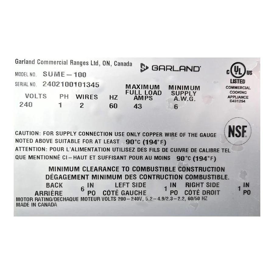 Used Garland SUME-200 Double Stacked Electric Convection Oven-WARRANTY