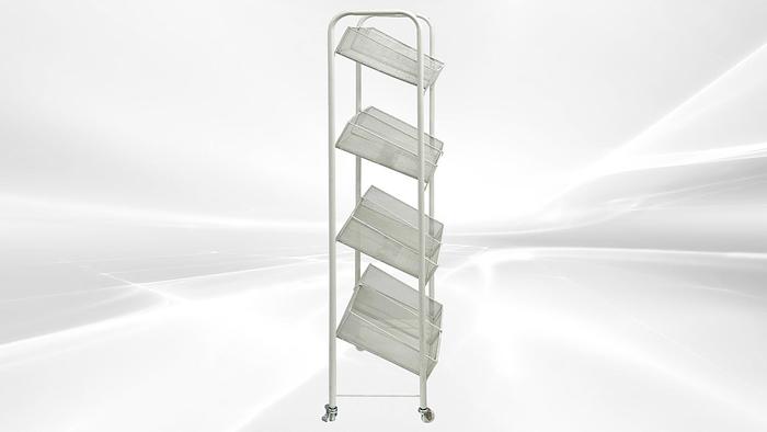4-Tier Metal Wire Retail Floor Display Candy Rack