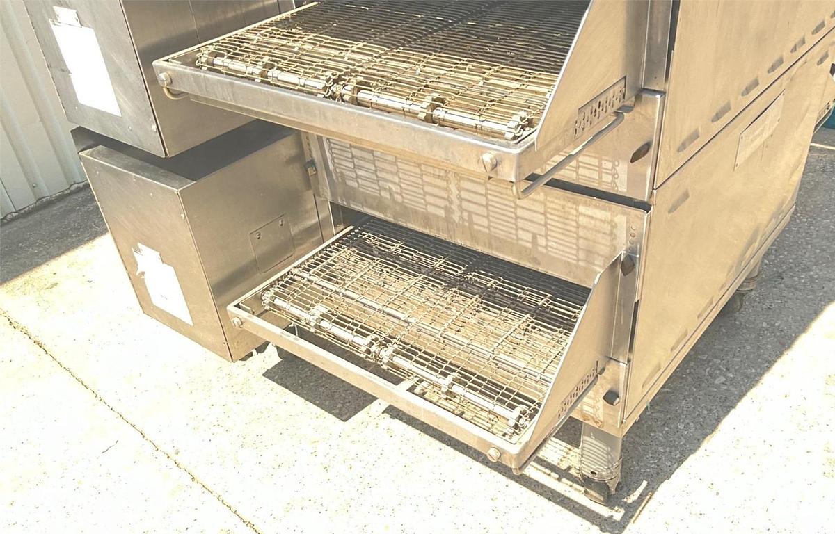 Used Middleby Marshall gas triple stack conveyor oven PSG36