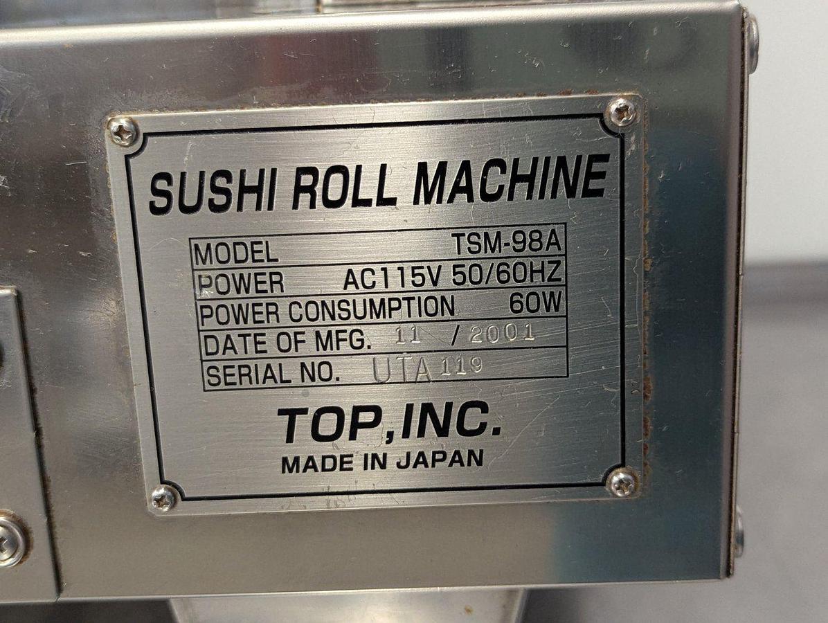 Used X Top Inc TSM-98M Sushi Roll Machine