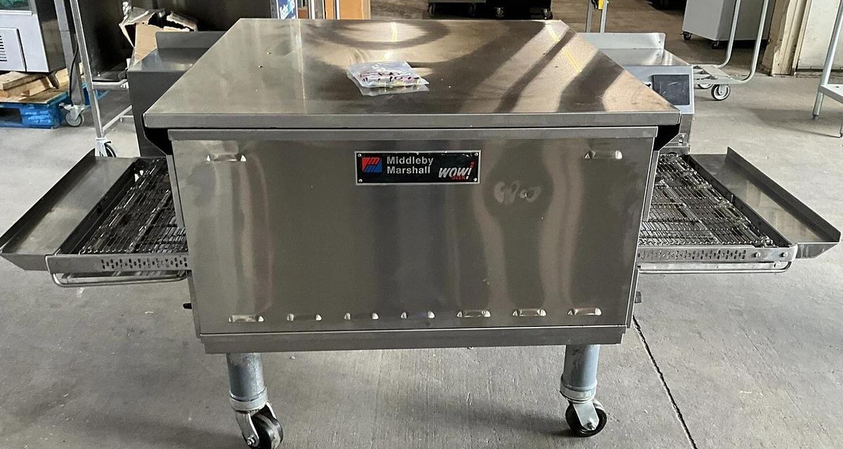 Used 2023 Middleby Marshall PS638G Gas Impingment Conveyor Pizza Oven Single Stack