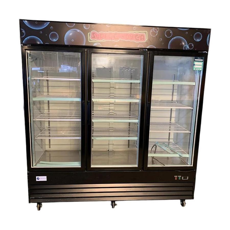 Used Ancaster ND-SG1.9L3-HC 3 Glass Door Freezer