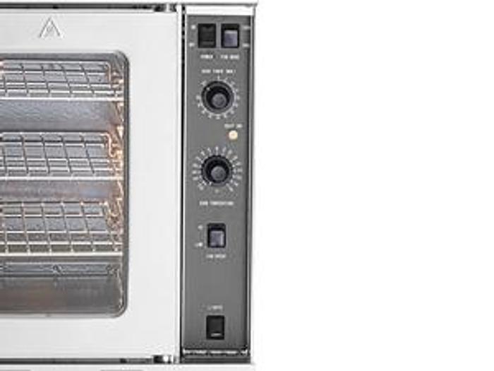 Double Deck Full Size Natural Gas Convection Oven with Legs - 108,000 BTU
