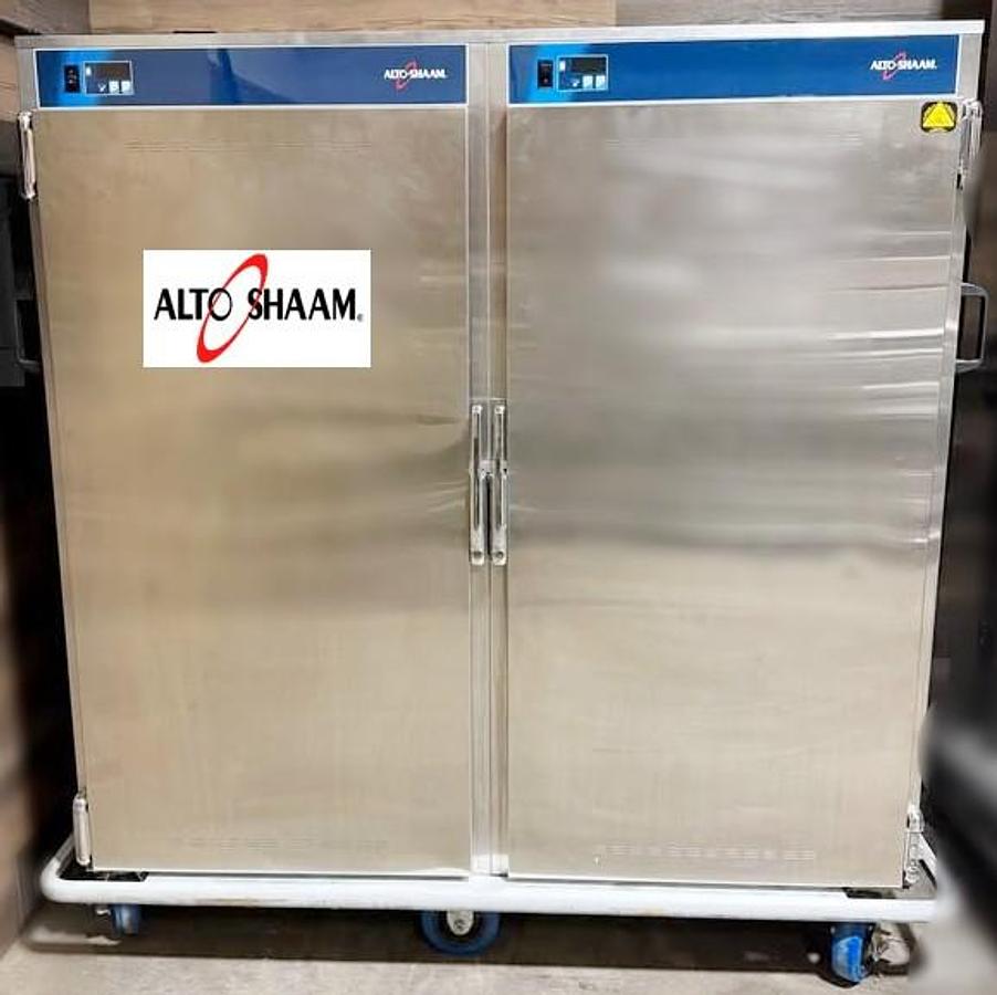 Used Alto Shaam Double Door Food Warming Cabinet - mobile