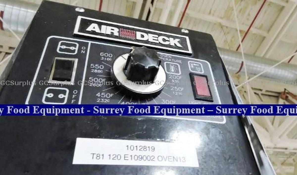 Used Garland G56PB Natural Gas Double Air Deck Pizza Ovens