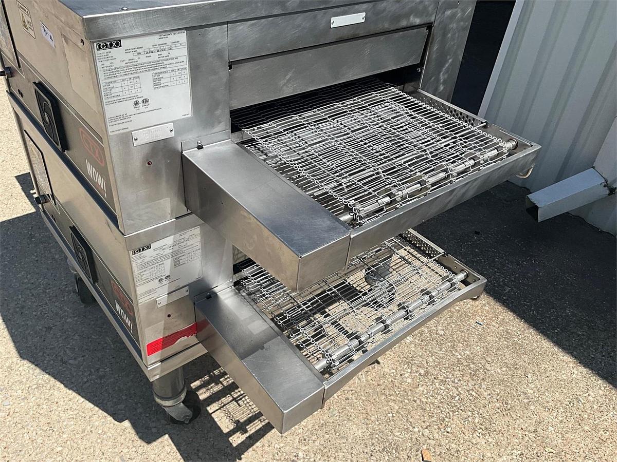 Used 2021 CTX conveyor oven double stack with stand
