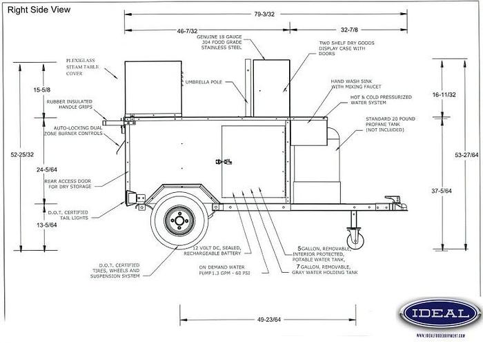 Super duper hot dog cart - financing available