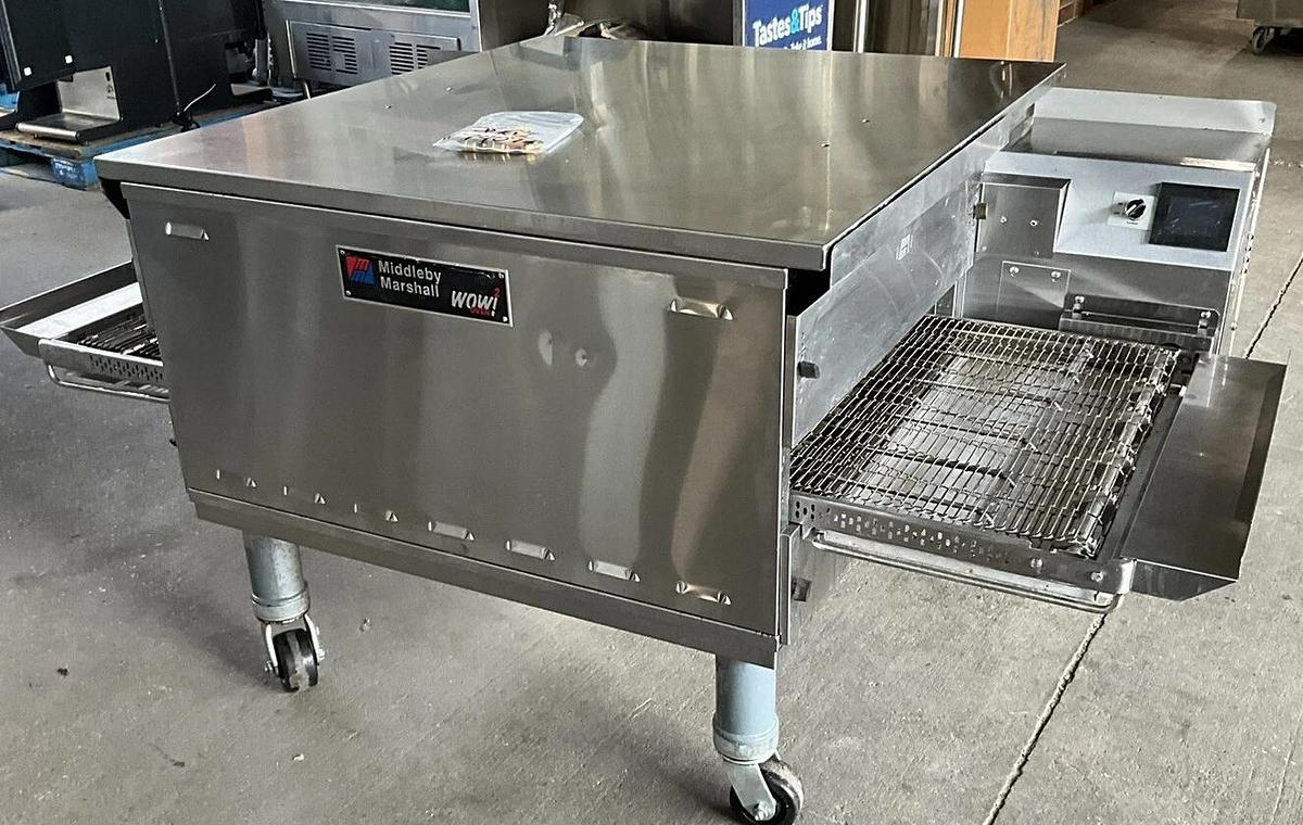 Used 2023 Middleby Marshall PS638G Gas Impingment Conveyor Pizza Oven Single Stack