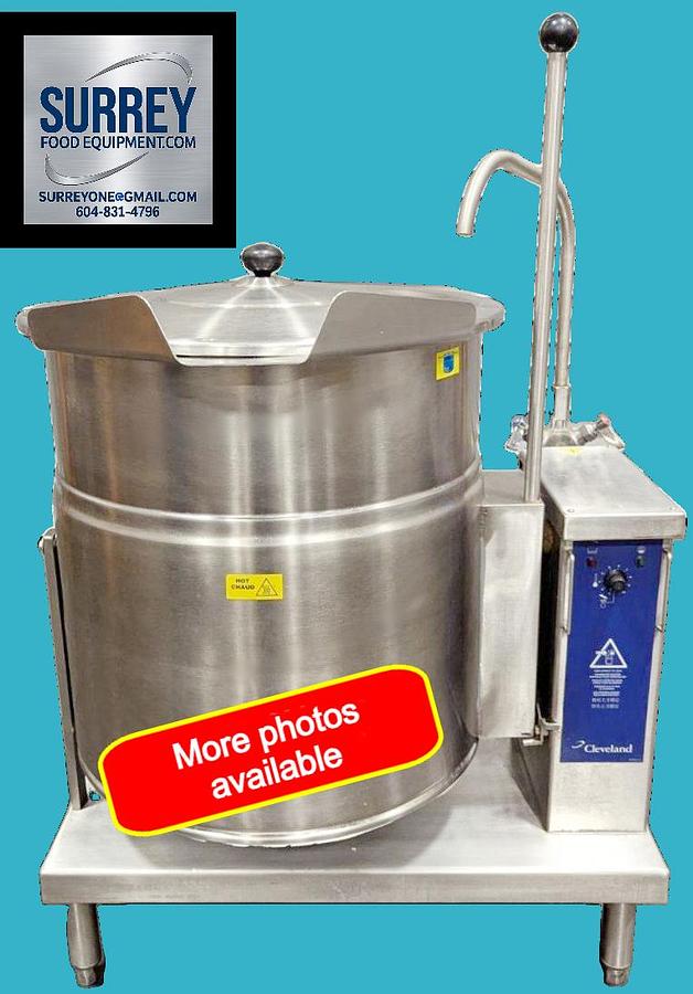 Used Cleveland KET-20-T20 20 Gallon Electric Tilting Kettle