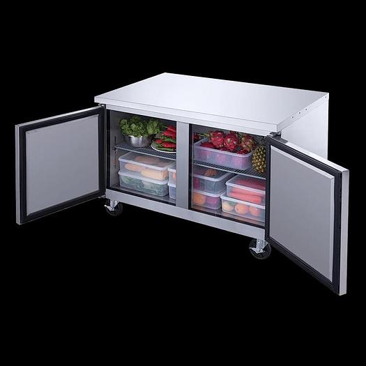 New Air NUR-060-SS 60″ 2 Door Undercounter Refrigerator
