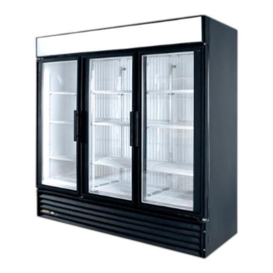 Used True GDM-72F 3 Glass Door Freezer - Refurbished