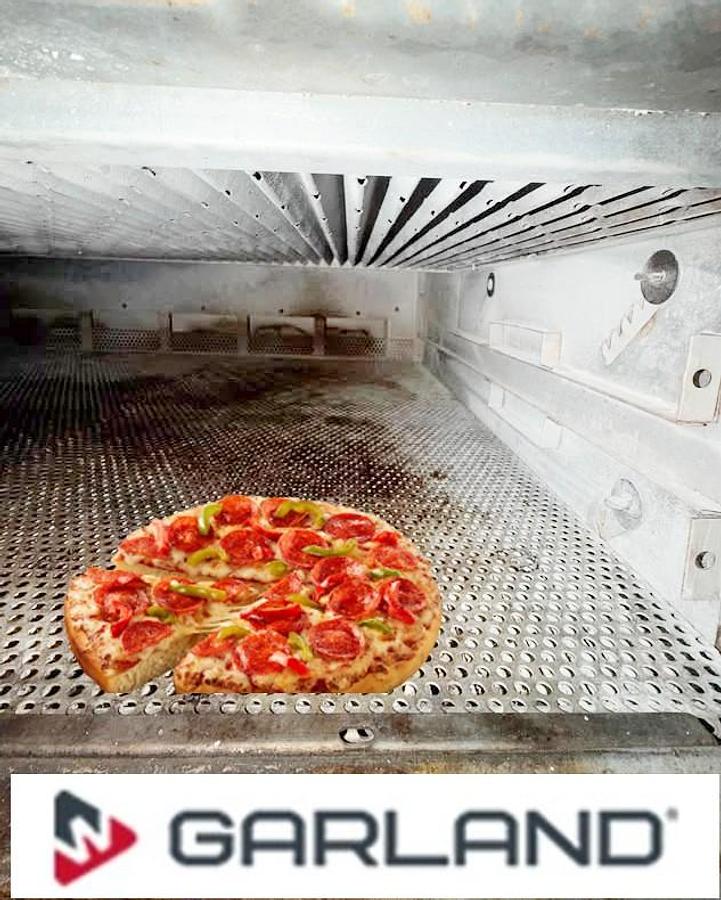 Used Garland air deck pizza oven