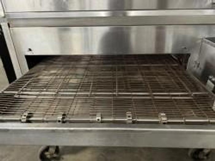 Refurbished Lincoln Impinger 3270 Double Gas Pizza Conveyor Oven