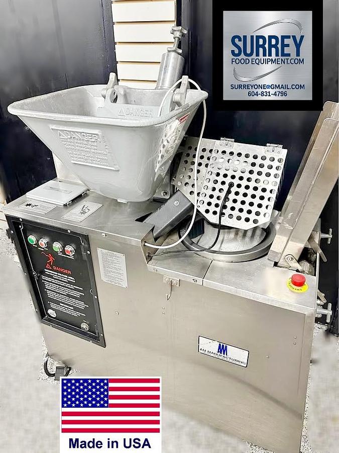 Used A.M. Manufacturing Scale O Matic dough divider and rounder