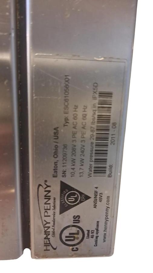 Refurbished Henny Penny ESC610560-01 Combi Oven