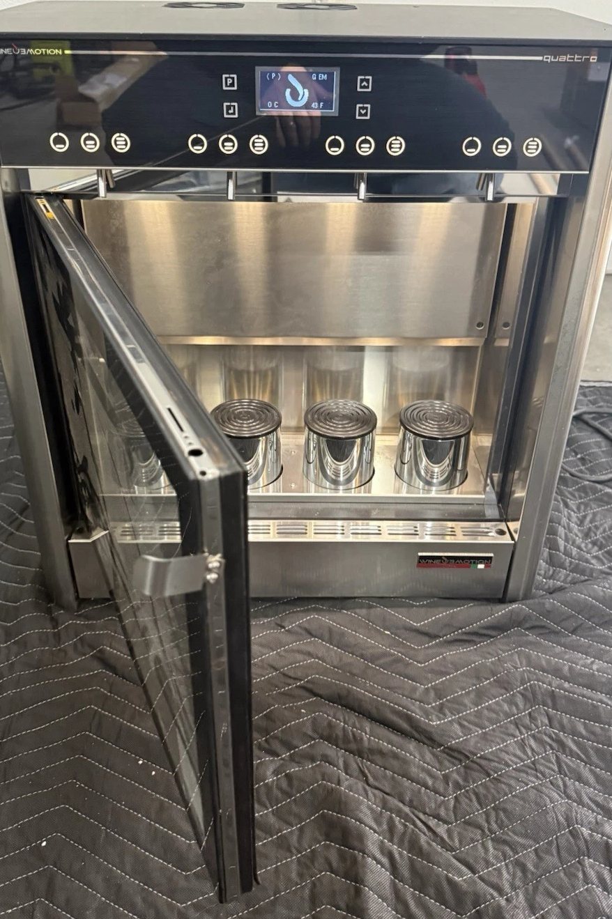 Used Wineemotion Wine Dispenser System QUATTRO Series 2 - REFRIGERATED